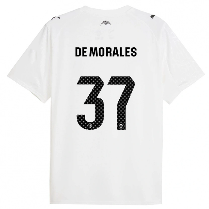 Danxen Kid Rubén Muñoz De Morales #37 White Black Home Jersey 2025/26 T-Shirt