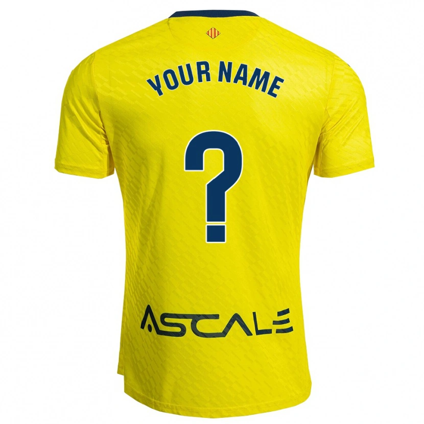 Danxen Kid Your Name #0 Yellow Navy Home Jersey 2025/26 T-Shirt