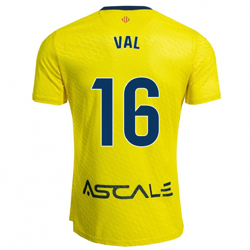 Danxen Kid Brais Val #16 Yellow Navy Home Jersey 2025/26 T-Shirt