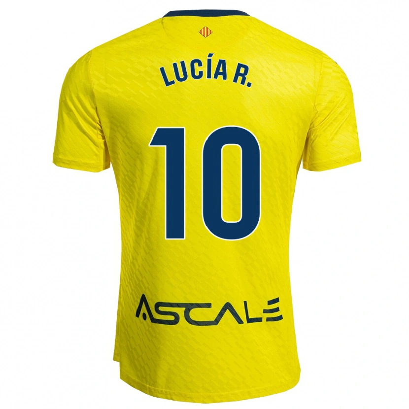 Danxen Kid Lucía Romero Marco #10 Yellow Navy Home Jersey 2025/26 T-Shirt
