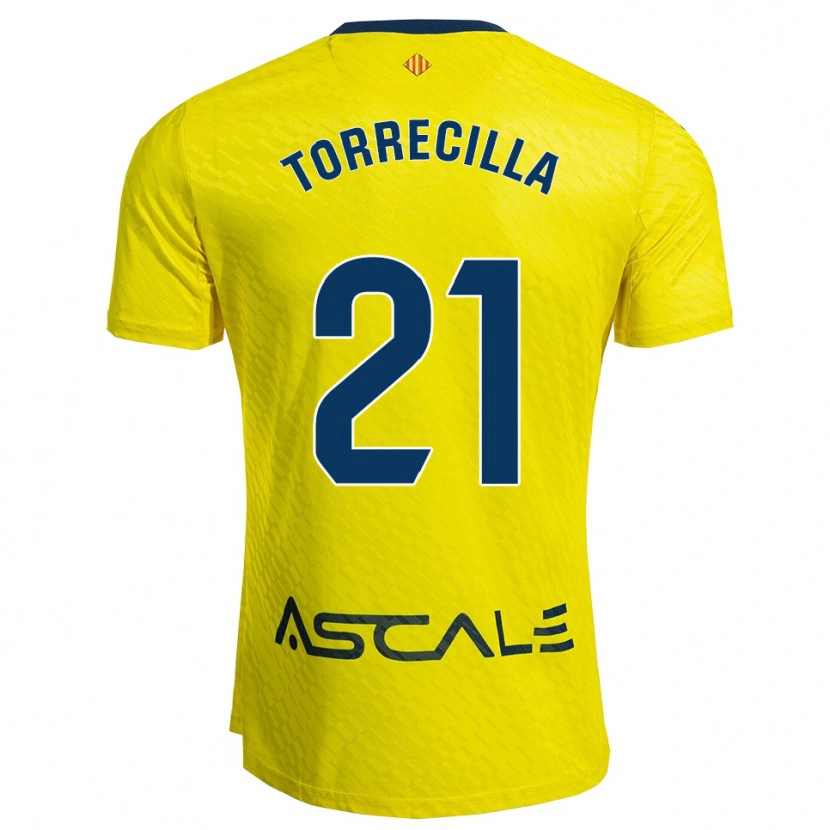 Danxen Kid Virginia Torrecilla #21 Yellow Navy Home Jersey 2025/26 T-Shirt