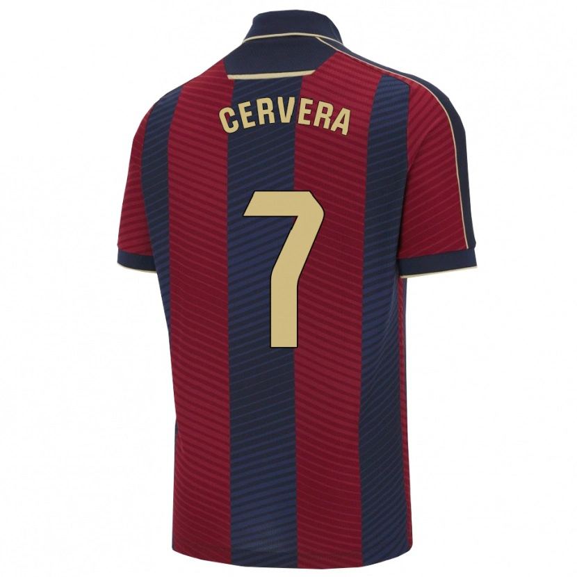 Danxen Kid Dani Cervera #7 Red Navy Home Jersey 2025/26 T-Shirt