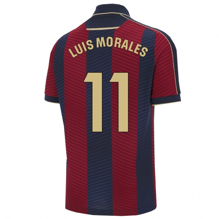 Danxen Kid José Luis Morales #11 Red Navy Home Jersey 2025/26 T-Shirt