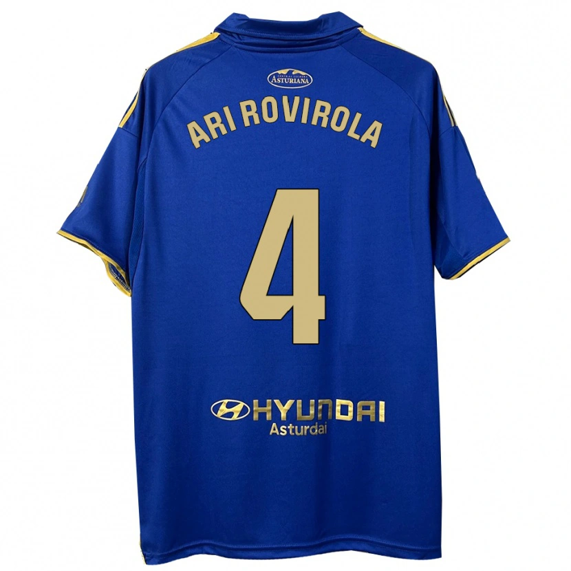 Danxen Kid Ari Rovirola #4 Blue Gold Home Jersey 2025/26 T-Shirt