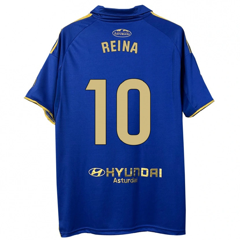 Danxen Kid Alberto Reina #10 Blue Gold Home Jersey 2025/26 T-Shirt