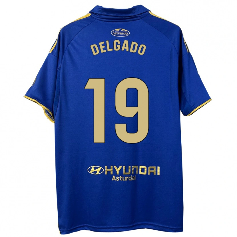 Danxen Kid Joaquín Delgado #19 Blue Gold Home Jersey 2025/26 T-Shirt