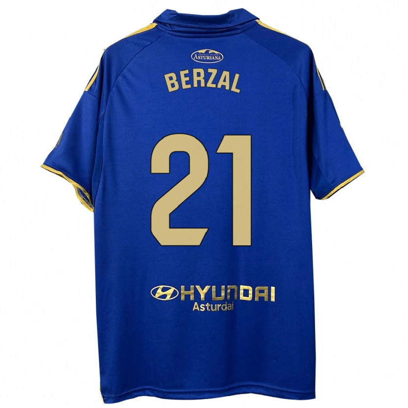 Danxen Kid Guille Berzal #21 Blue Gold Home Jersey 2025/26 T-Shirt