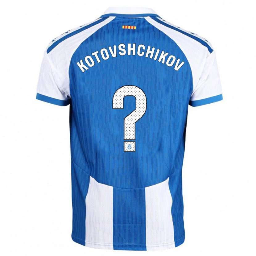 Danxen Kid Makar Kotovshchikov #0 Blue White Home Jersey 2025/26 T-Shirt
