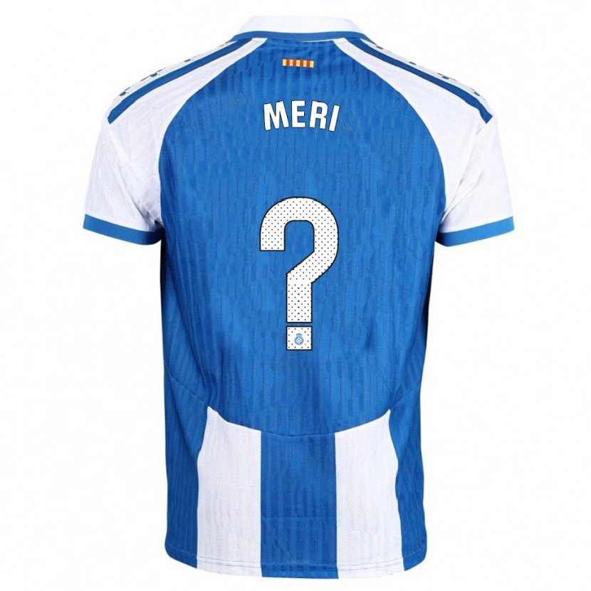 Danxen Kid Meritxel Muñoz Alsina #0 Blue White Home Jersey 2025/26 T-Shirt