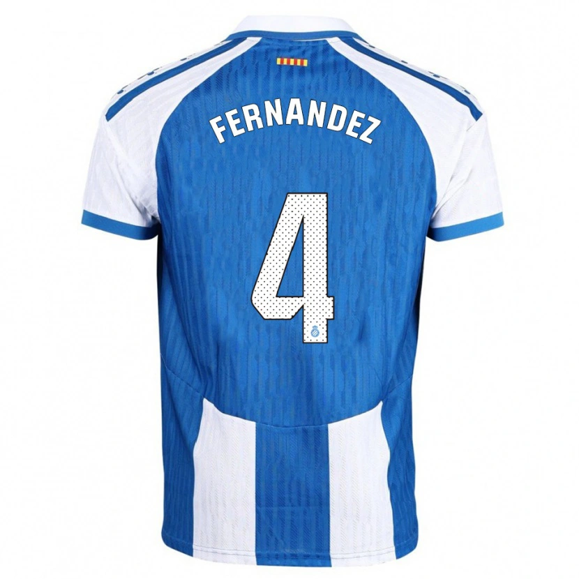 Danxen Kid Marcos Fernández #4 Blue White Home Jersey 2025/26 T-Shirt