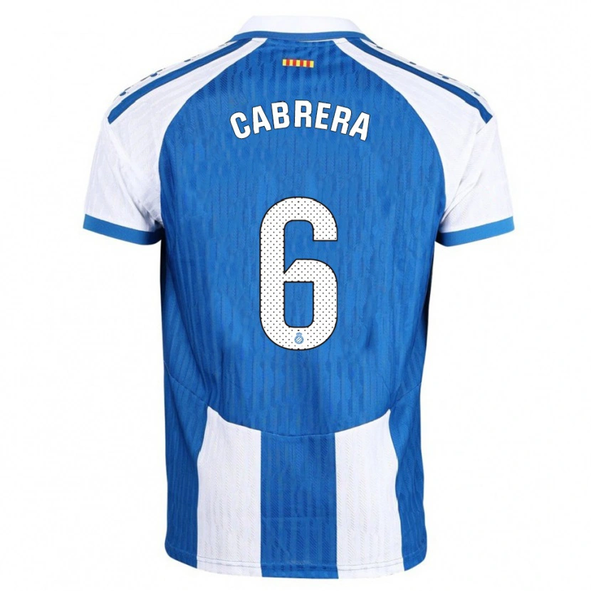 Danxen Kid Leandro Cabrera #6 Blue White Home Jersey 2025/26 T-Shirt