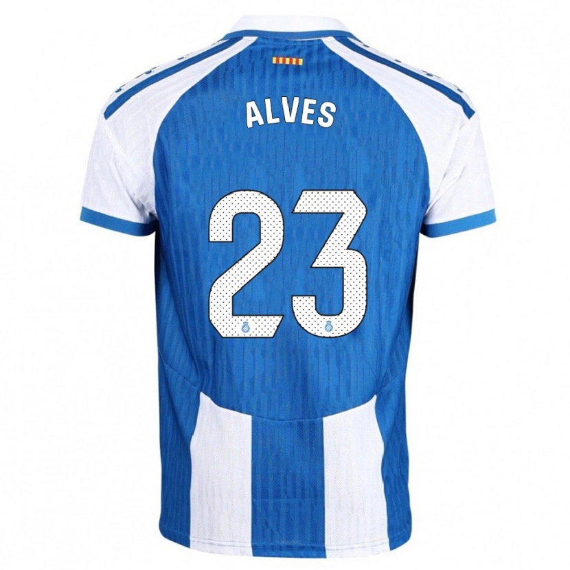 Danxen Kid Lucas Alves #23 Blue White Home Jersey 2025/26 T-Shirt