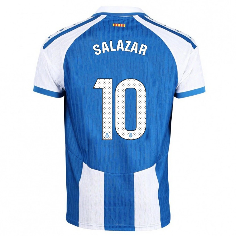 Danxen Kid Leo Salazar #10 Blue White Home Jersey 2025/26 T-Shirt