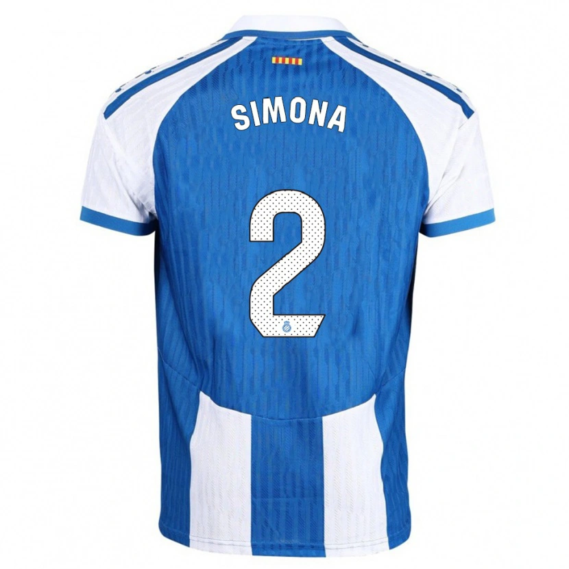 Danxen Kid Estefanía Botero Granda #2 Blue White Home Jersey 2025/26 T-Shirt