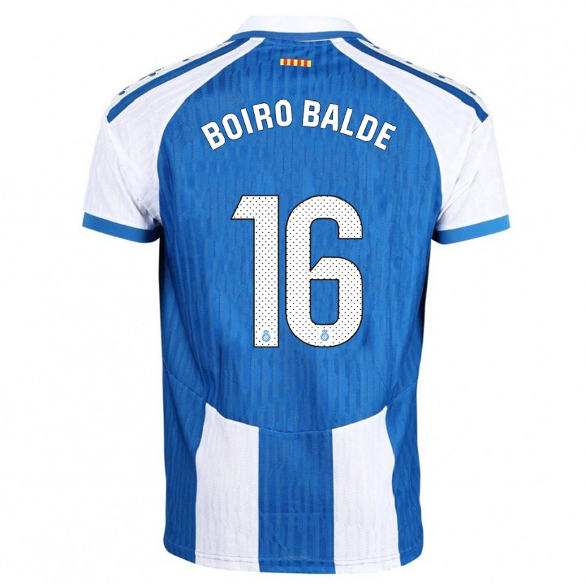Danxen Kid Issa Boiro Balde #16 Blue White Home Jersey 2025/26 T-Shirt