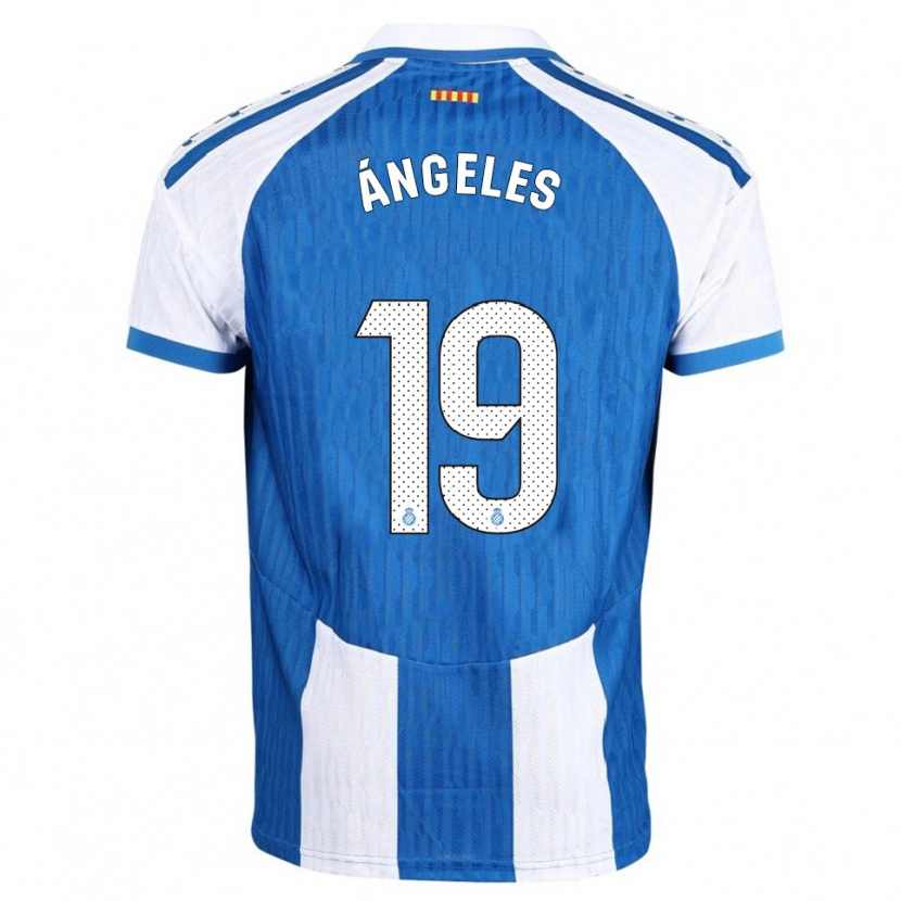 Danxen Kid Ángeles Del Álamo Sánchez #19 Blue White Home Jersey 2025/26 T-Shirt