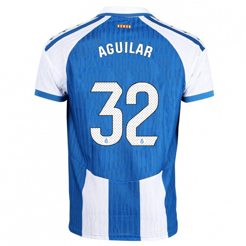 Danxen Kid Rubén Aguilar #32 Blue White Home Jersey 2025/26 T-Shirt