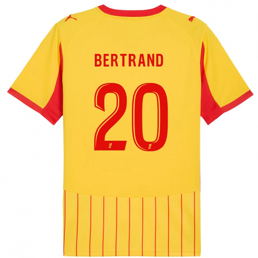 Danxen Kid Clara Bertrand #20 Yellow Red Home Jersey 2025/26 T-Shirt