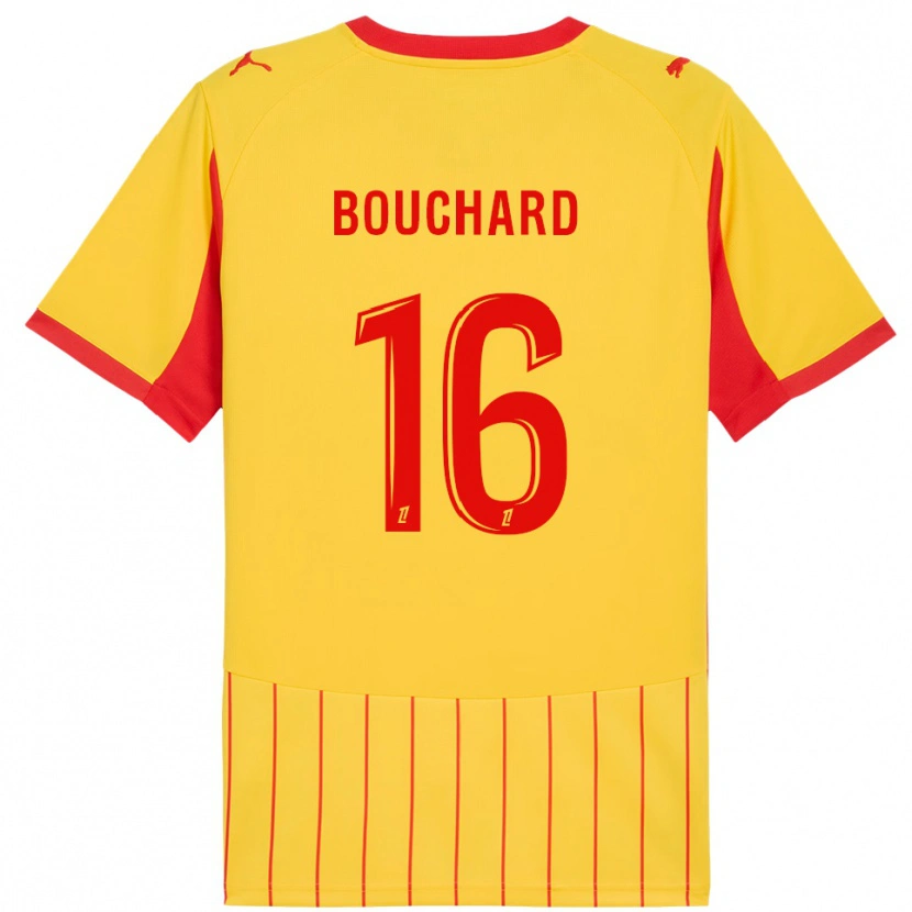 Danxen Kid Ambre Bouchard #16 Yellow Red Home Jersey 2025/26 T-Shirt