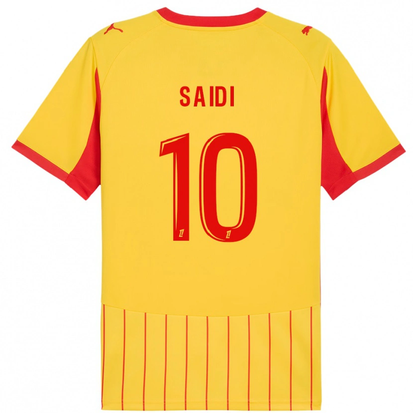 Danxen Kid Kahissa Saïdi Muscara #10 Yellow Red Home Jersey 2025/26 T-Shirt