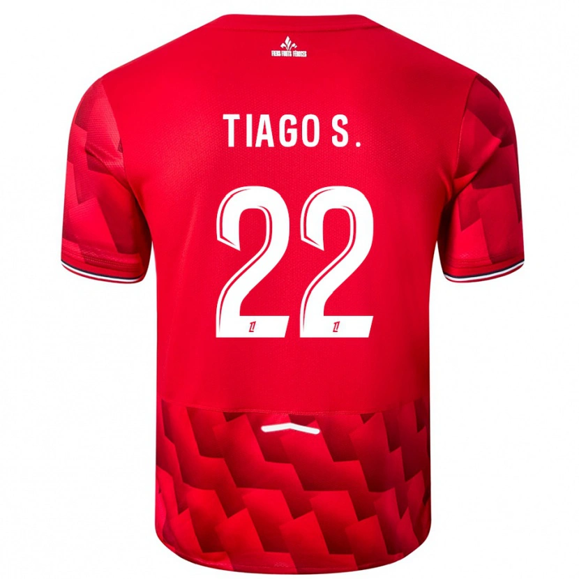 Danxen Kid Tiago Santos #22 Red White Home Jersey 2025/26 T-Shirt
