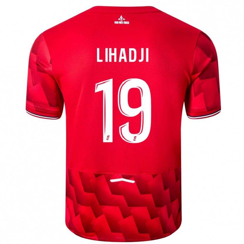 Danxen Kid Isaac Lihadji #19 Red White Home Jersey 2025/26 T-Shirt