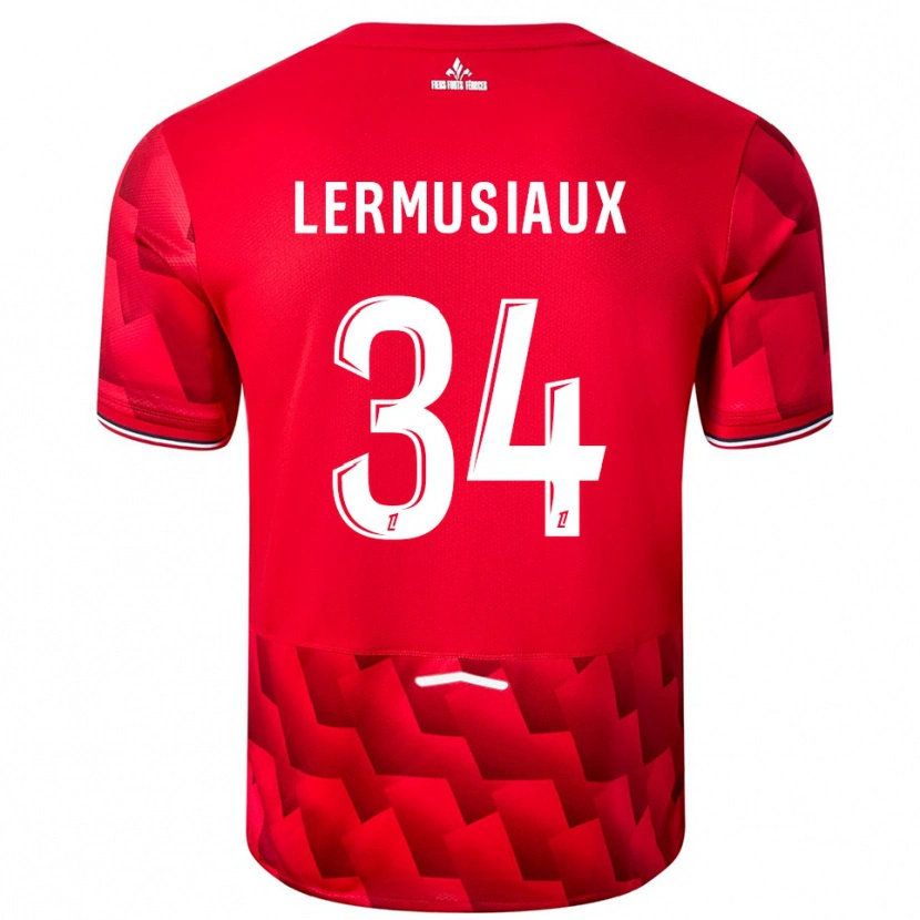 Danxen Kid Chrystal Lermusiaux #34 Red White Home Jersey 2025/26 T-Shirt