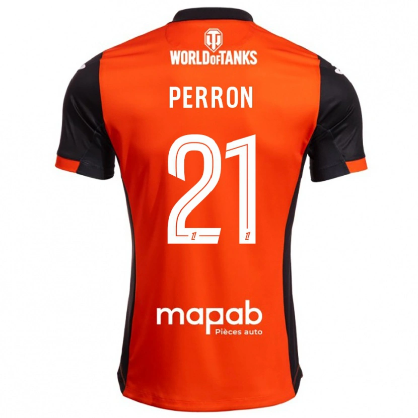 Danxen Kid Angéline Perron #21 Black Orange Home Jersey 2025/26 T-Shirt