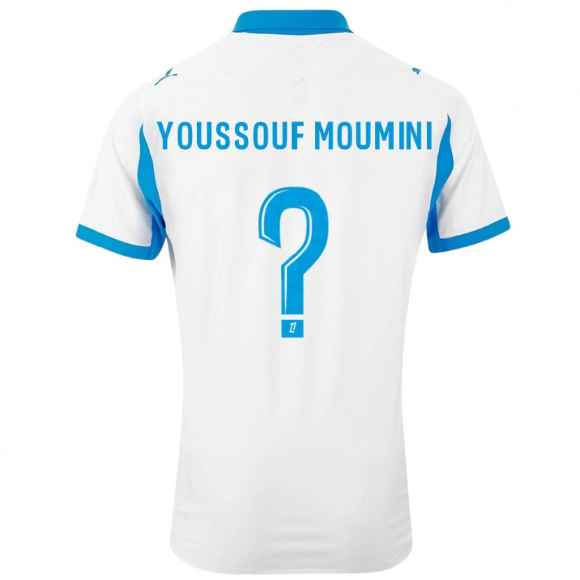 Danxen Kid Yakine Youssouf Moumini #0 White Sky Blue Home Jersey 2025/26 T-Shirt