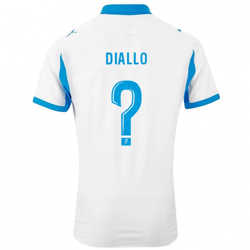 Danxen Kid Mouhamed Diallo #0 White Sky Blue Home Jersey 2025/26 T-Shirt