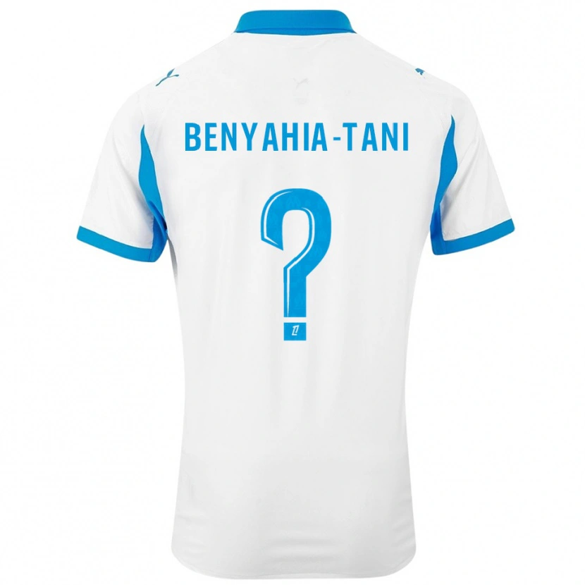 Danxen Kid Aylan Benyahia-Tani #0 White Sky Blue Home Jersey 2025/26 T-Shirt