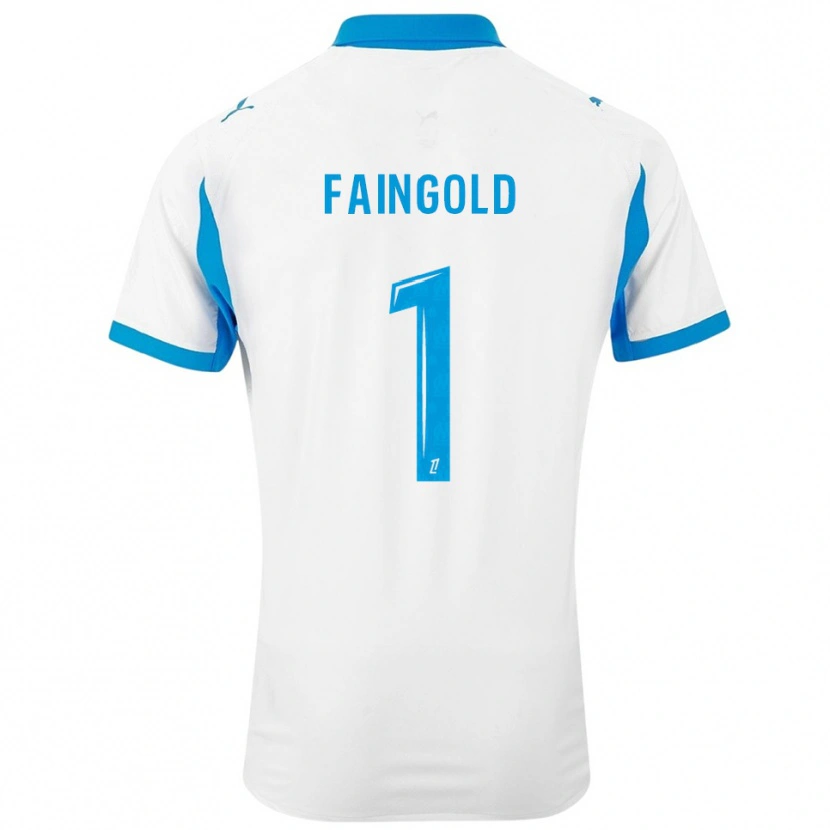 Danxen Kid Abbie Faingold #1 White Sky Blue Home Jersey 2025/26 T-Shirt