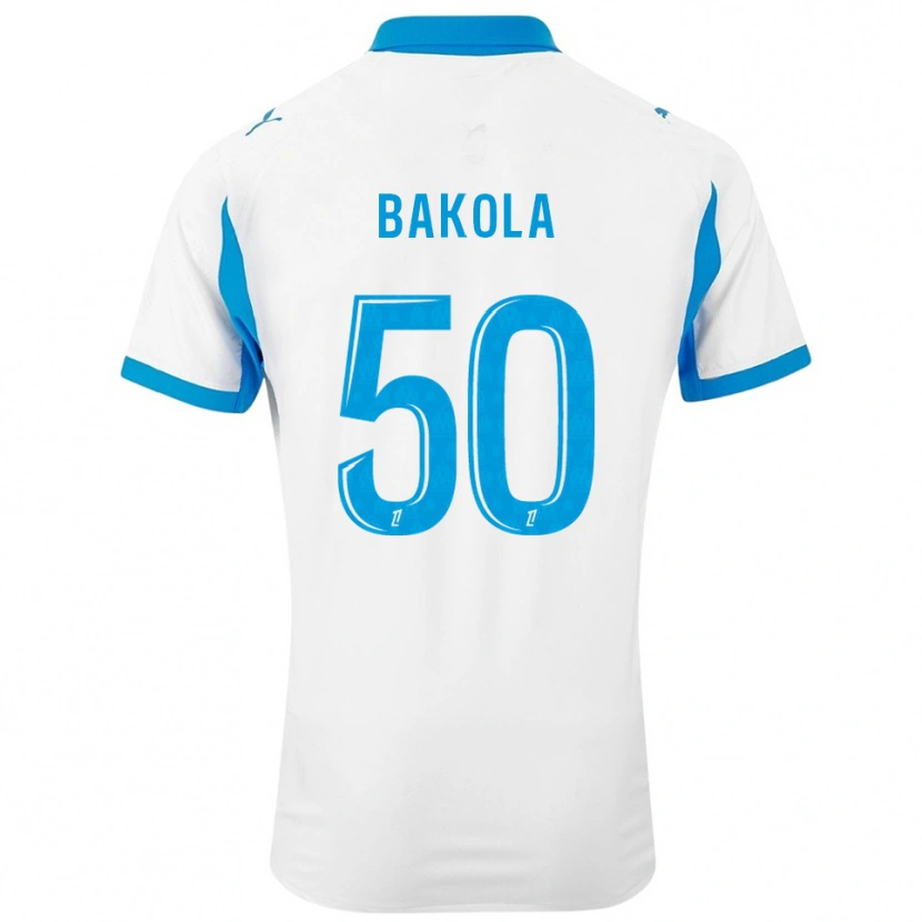 Danxen Kid Darryl Bakola #50 White Sky Blue Home Jersey 2025/26 T-Shirt