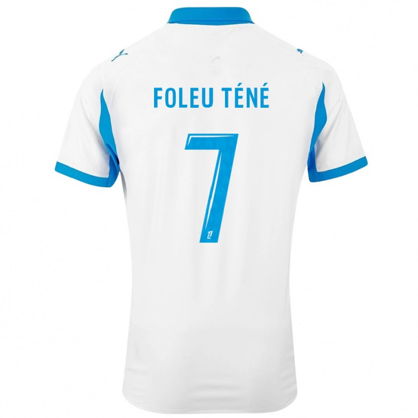Danxen Kid Krys Foleu Téné #7 White Sky Blue Home Jersey 2025/26 T-Shirt
