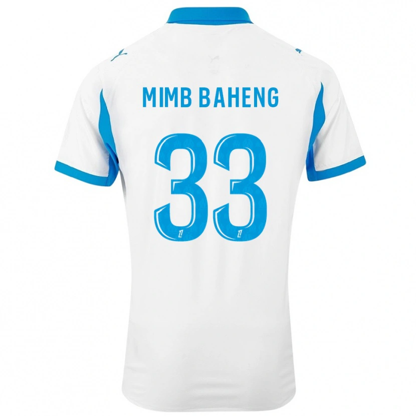 Danxen Kid Rony Mimb Baheng #33 White Sky Blue Home Jersey 2025/26 T-Shirt