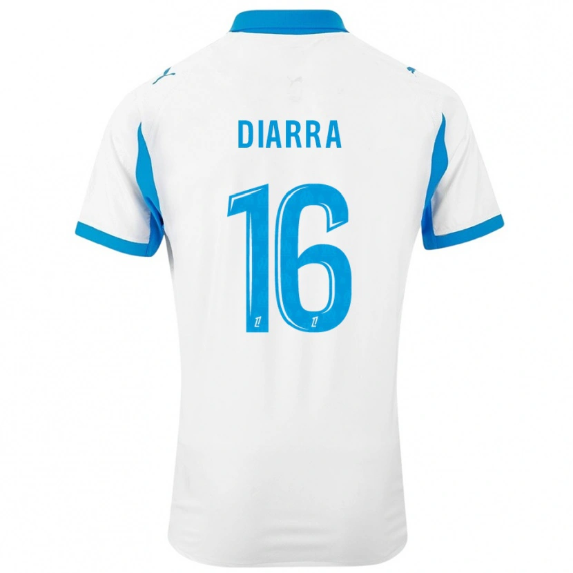 Danxen Kid Cheick Diarra #16 White Sky Blue Home Jersey 2025/26 T-Shirt