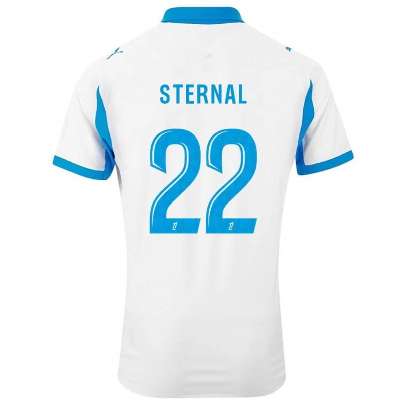 Danxen Kid Enzo Sternal #22 White Sky Blue Home Jersey 2025/26 T-Shirt