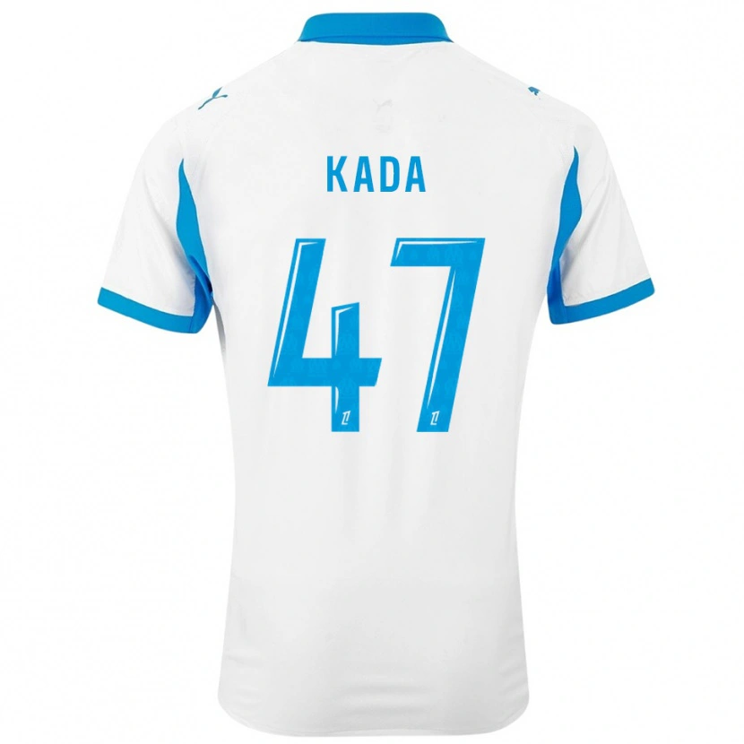 Danxen Kid Joakim Kada #47 White Sky Blue Home Jersey 2025/26 T-Shirt