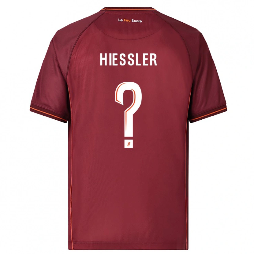 Danxen Kid Morgan Hiessler #0 Burgundy White Home Jersey 2025/26 T-Shirt