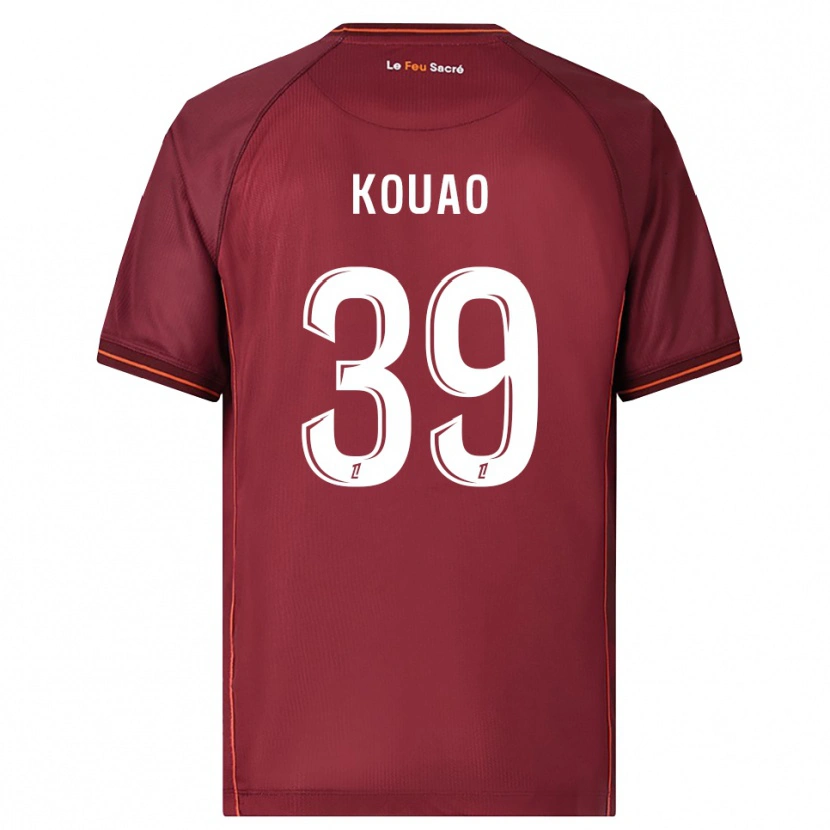 Danxen Kid Koffi Kouao #39 Burgundy White Home Jersey 2025/26 T-Shirt