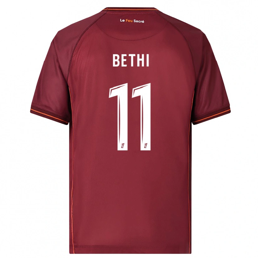 Danxen Kid Mélissa Bethi #11 Burgundy White Home Jersey 2025/26 T-Shirt
