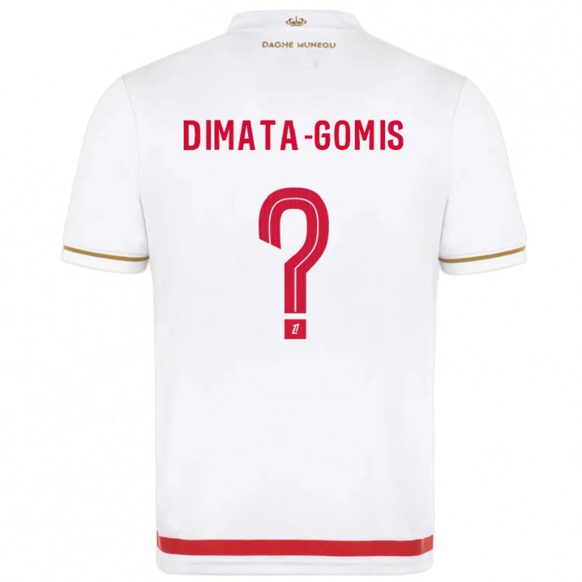 Danxen Kid Kamron Dimata-Gomis #0 Red  White Home Jersey 2025/26 T-Shirt