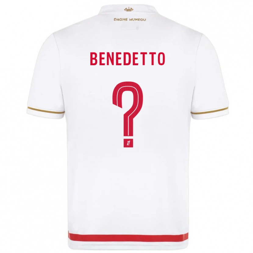 Danxen Kid Antéo Benedetto #0 Red  White Home Jersey 2025/26 T-Shirt