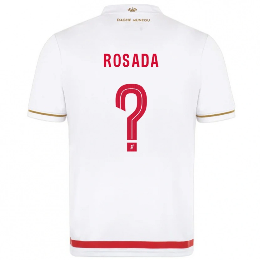Danxen Kid Riley Rosada #0 Red  White Home Jersey 2025/26 T-Shirt