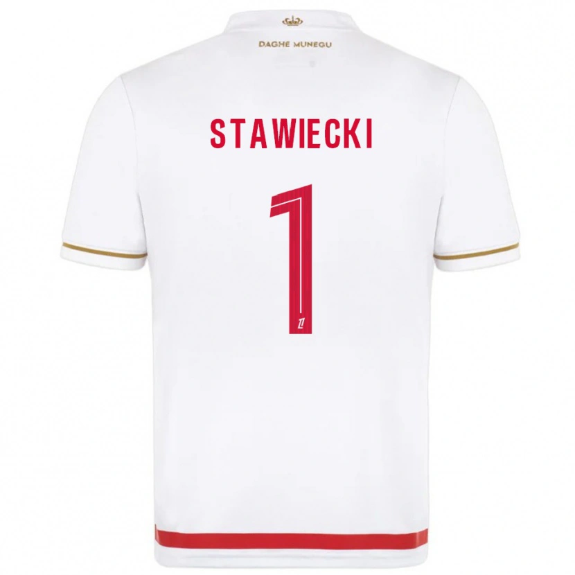 Danxen Kid Jules Stawiecki #1 Red  White Home Jersey 2025/26 T-Shirt