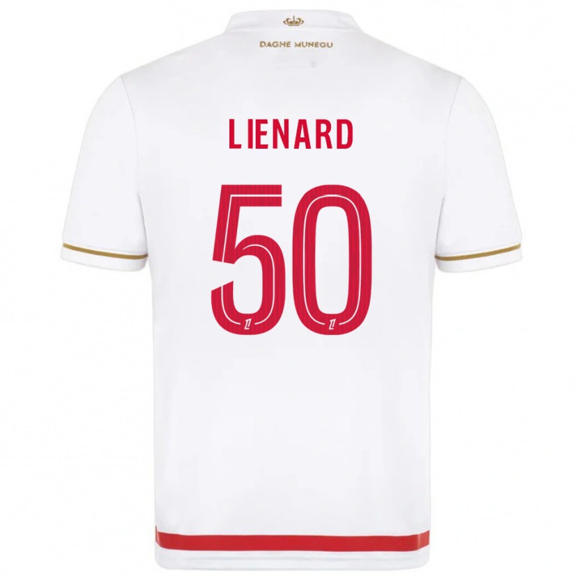 Danxen Kid Yann Lienard #50 Red  White Home Jersey 2025/26 T-Shirt