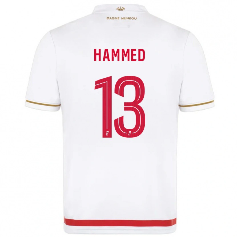 Danxen Kid Maher Hammed #13 Red  White Home Jersey 2025/26 T-Shirt