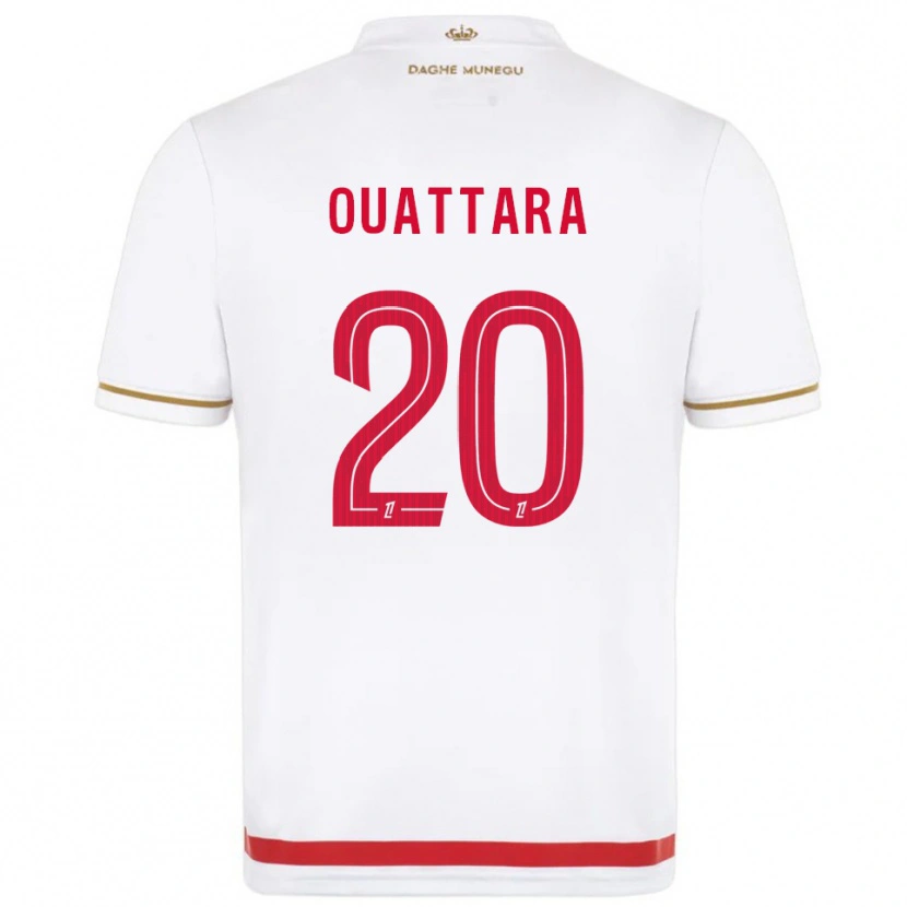 Danxen Kid Kassoum Ouattara #20 Red  White Home Jersey 2025/26 T-Shirt