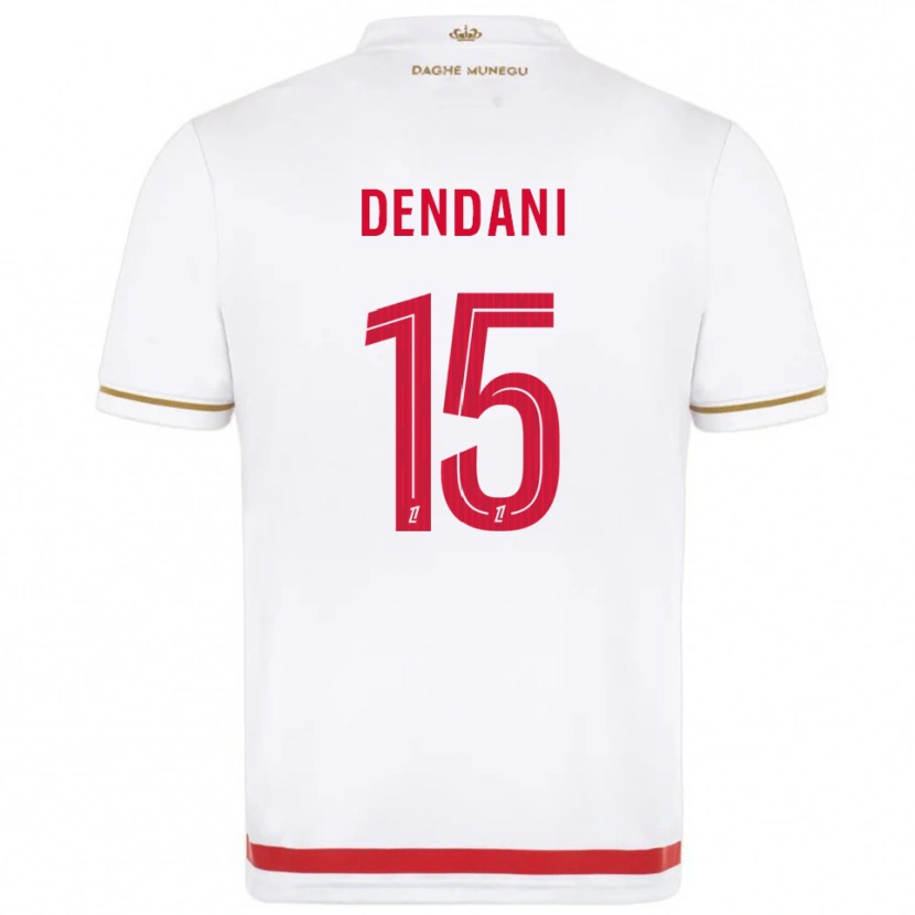 Danxen Kid Nacim Dendani #15 Red  White Home Jersey 2025/26 T-Shirt