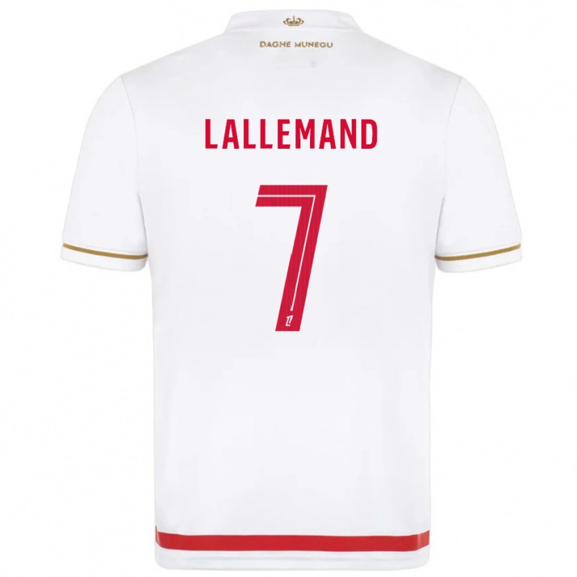 Danxen Kid Nassim Lallemand #7 Red  White Home Jersey 2025/26 T-Shirt